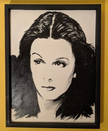 Hedy Lamarr, acrylic on canvas